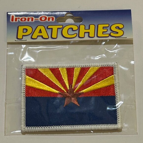 Arizona Flag Embroidered Patch UNUSED NWT - Picture 1 of 3
